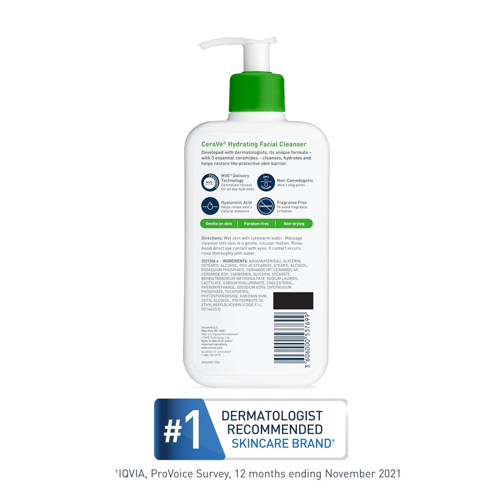 CeraVe Hydrating Facial Cleanser 