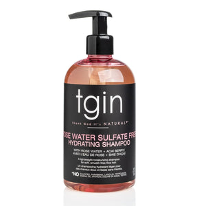 TGIN Rose Water Sulfate-Free Shampoo for Curls & Waves, 384ml1